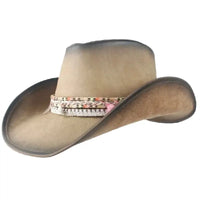 Cowboyhut Damen Leder