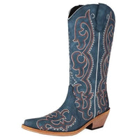 Cowboystiefel Damen Blau