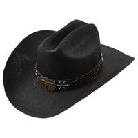Westernhut Damen Schwarz