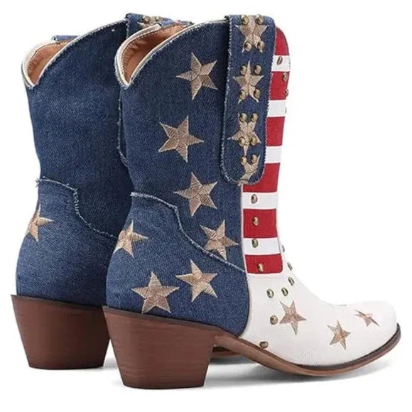 Cowboystiefel Damen Sommer Kurz Western Cowboy Shop