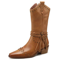 Cowboy Boots Damen Leder