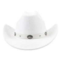 Cowboyhut Damen Karneval Weis