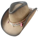 Cowboyhut Damen Leder Texas