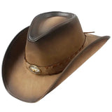 Cowboyhut Herren Leder Texas