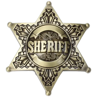 Gürtelschnalle Sheriff