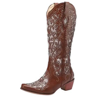 Westernstiefel Damen Braun