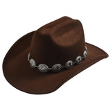 Cowboyhut Damen Braun