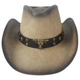 Cowboyhut Herren Leder Western