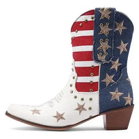 Cowboystiefel Damen Sommer Kurz Westernstil
