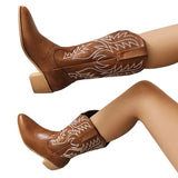 Original Cowboystiefel Texas Braun